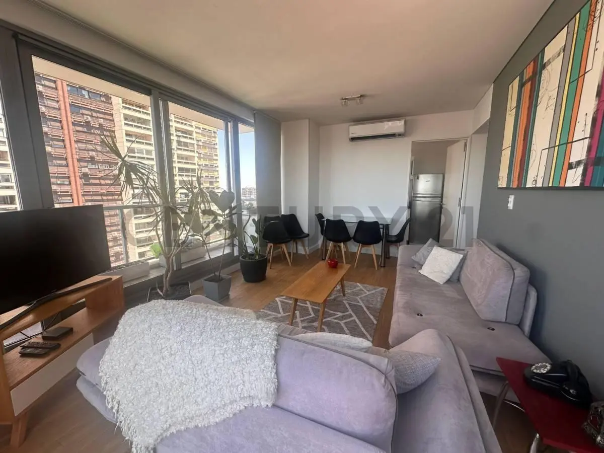 Alquiler Temporario. 2 ambientes Piso Alto c/ Cochera inc. Full Amenities 5