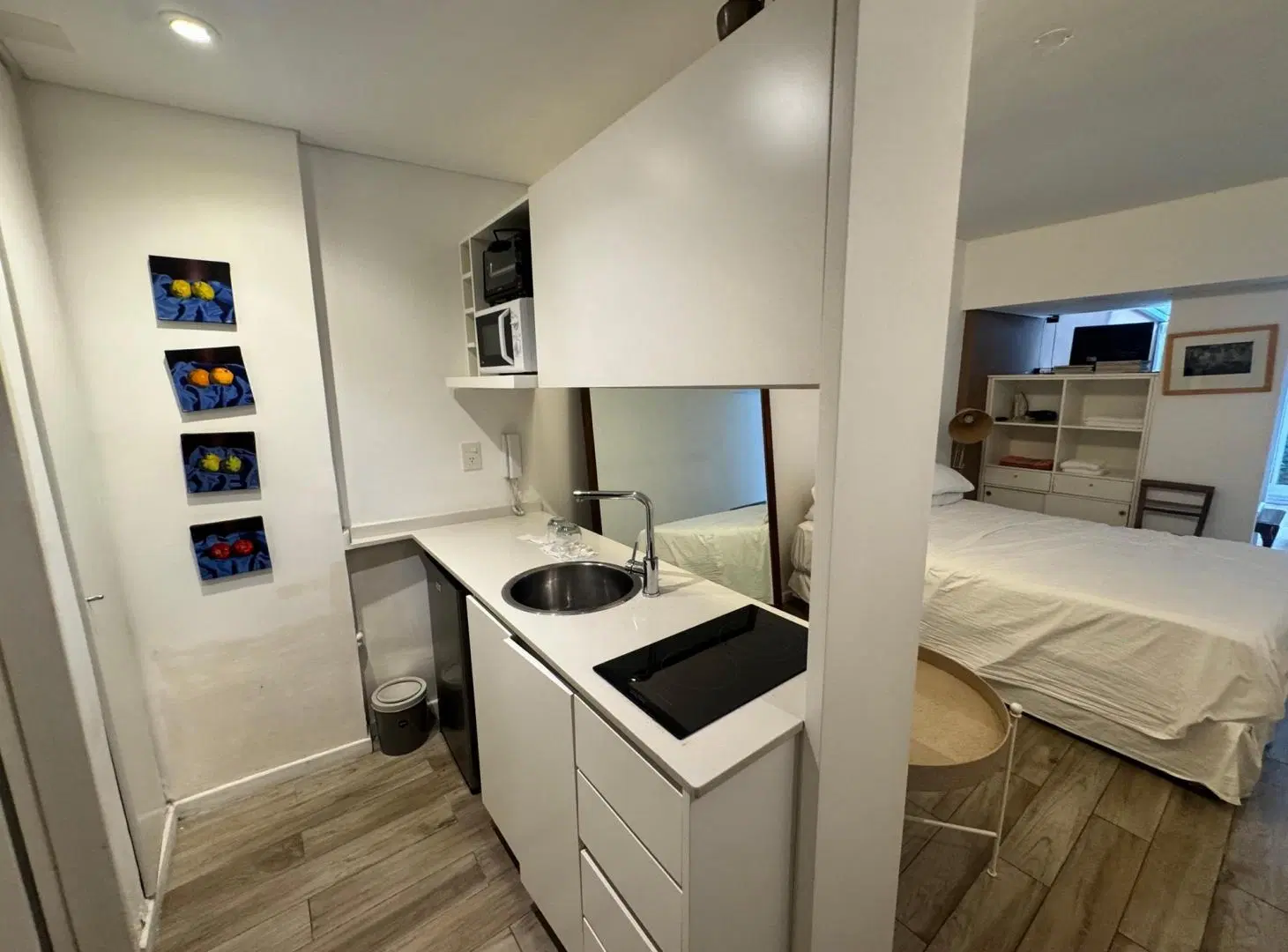 VENTA DEPARTAMENTO MONOAMBIENTE CON PATIO EN PALERMO CHICO REFACCIONADO A NUEVO AMOBLADO APTO PROFES 3