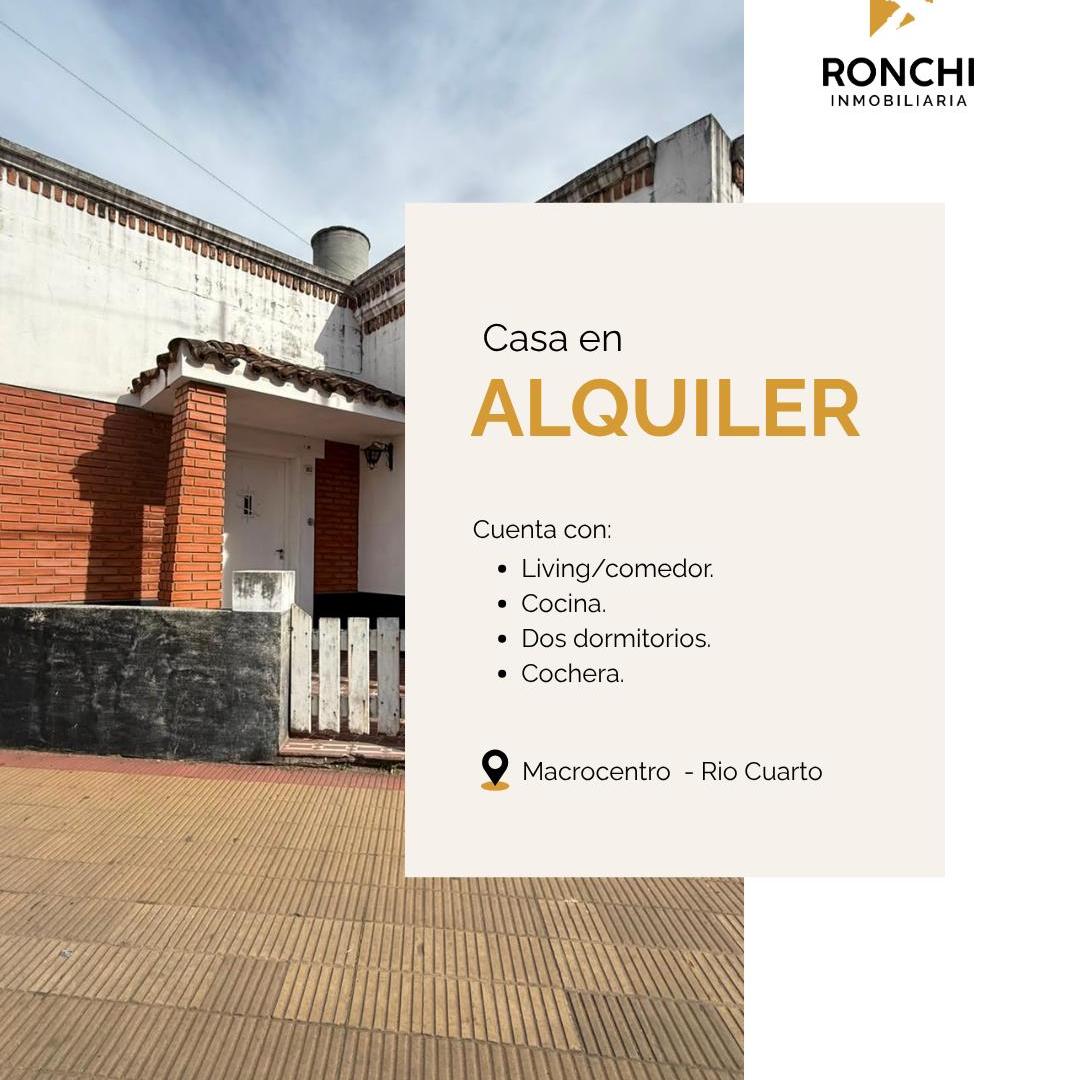 Casa en alquiler - Macrocentro