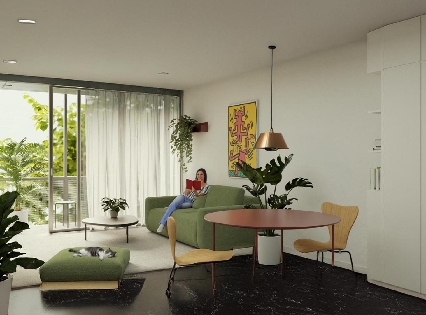 Foto de 1 dormitorio en pozo | 54 m² totales y amplio balcón, imagen 5