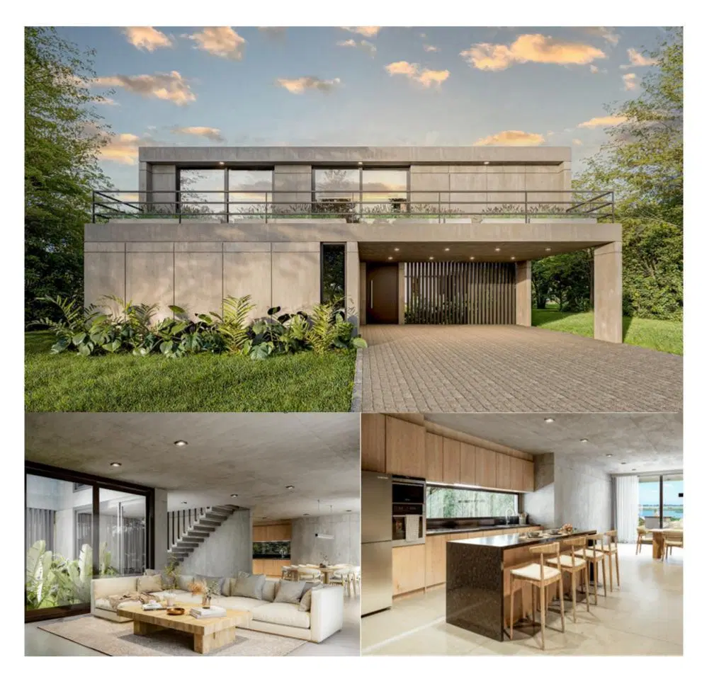 Casa al lago en venta en Virazon · 4 dormitorios en suite   escritorio   gimnasio   dependencia 4