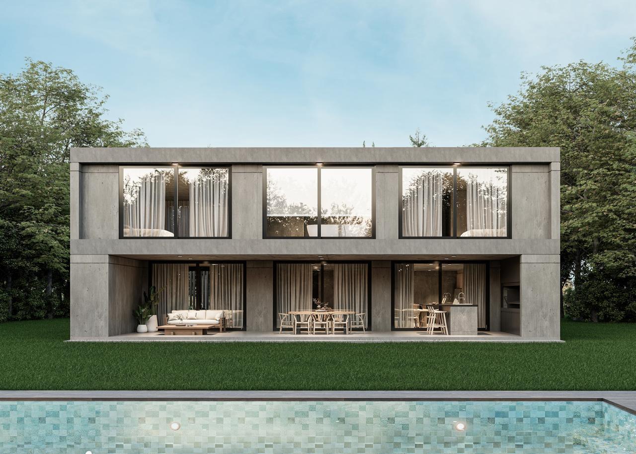 Casa al lago en venta en Virazon · 4 dormitorios en suite escritorio gimnasio dependencia