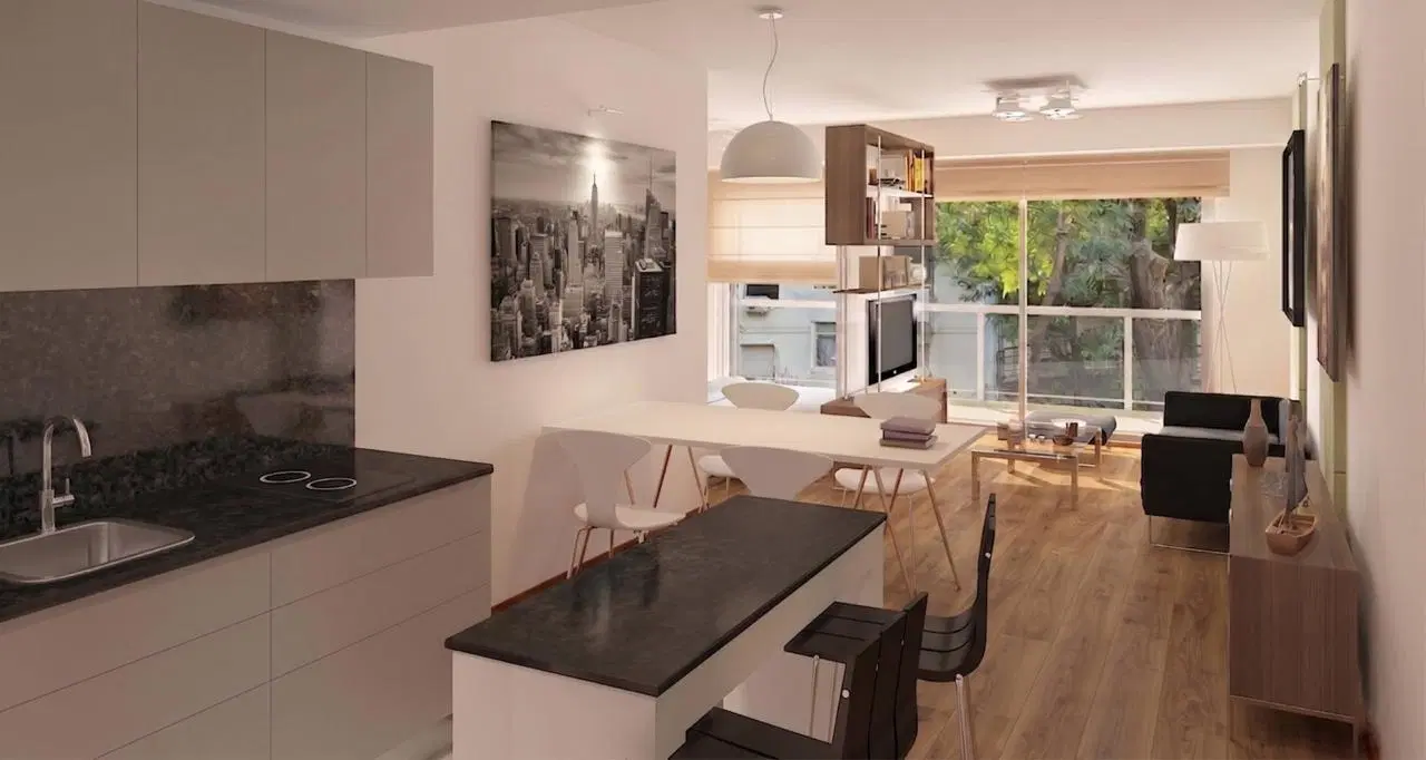 VENTA DEPARTAMENTO 2 AMBIENTES PALERMO 5