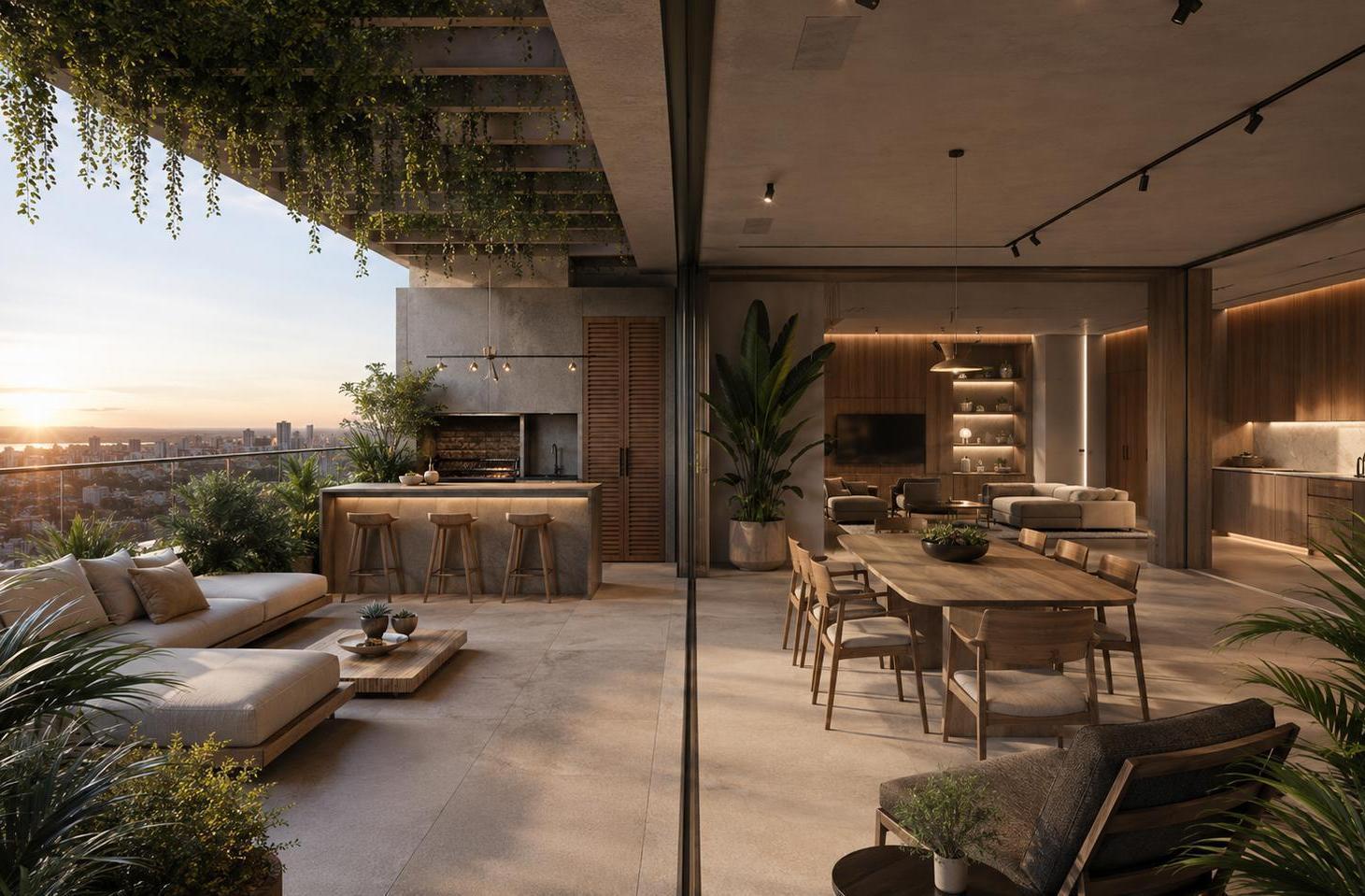 Foto de Departamento con terraza y parrila privada - Edificio para renta, imagen 2