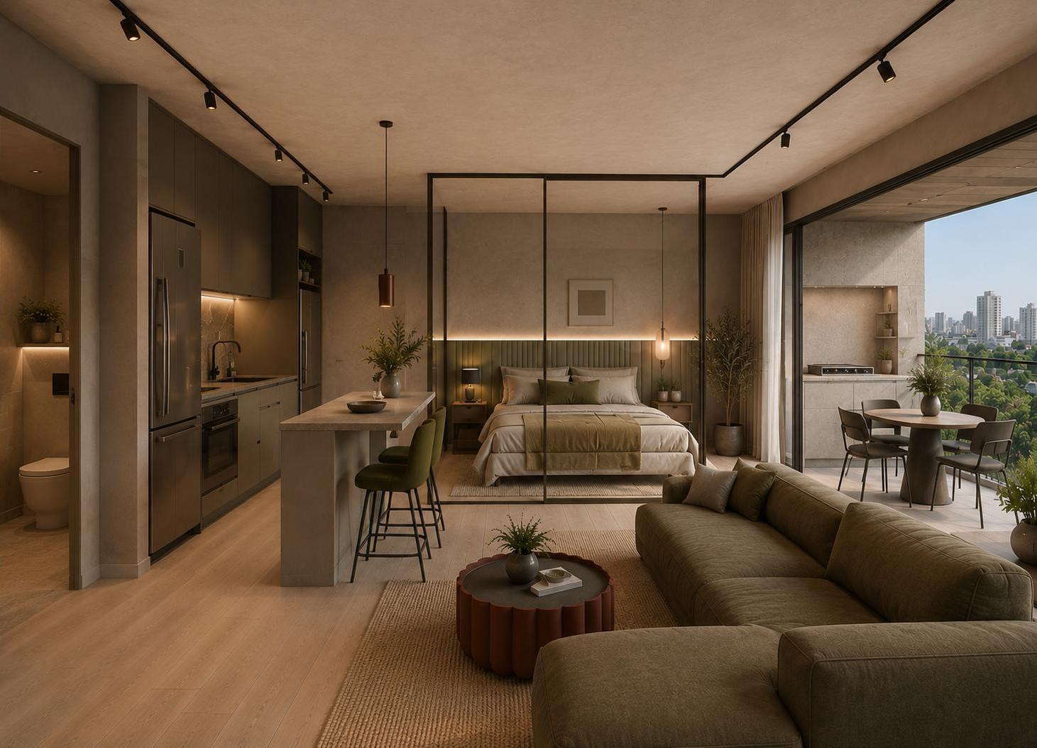 Foto de Media unidad (50%) con terraza y parrila privada - Edificio para renta, imagen 3