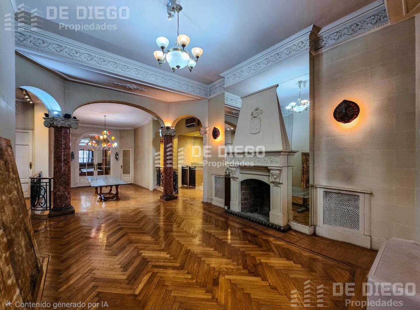 En venta departamento de 7 ambientes estilo francés, Retiro