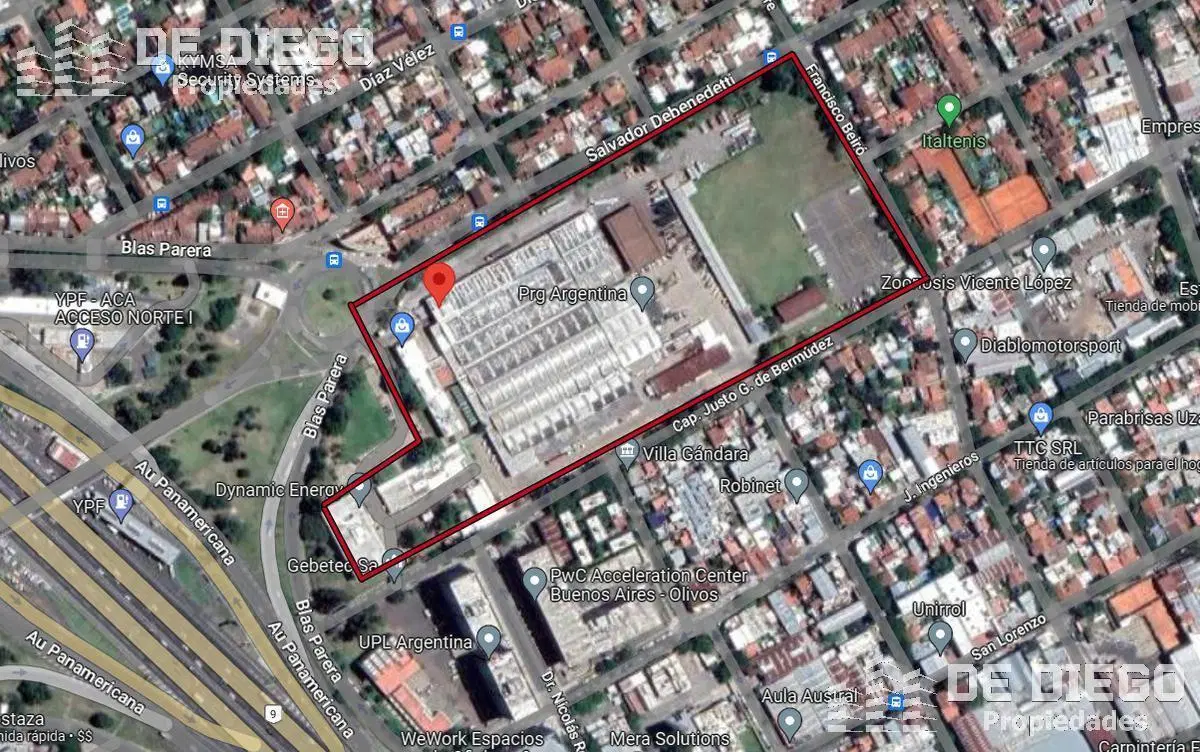Deposito en alquiler 439 m2, predio con seguridad, Olivos Vicente Lopez 5