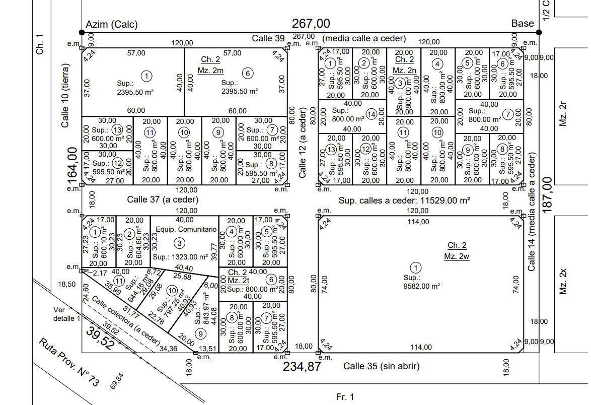 Terreno en venta en  Claromeco