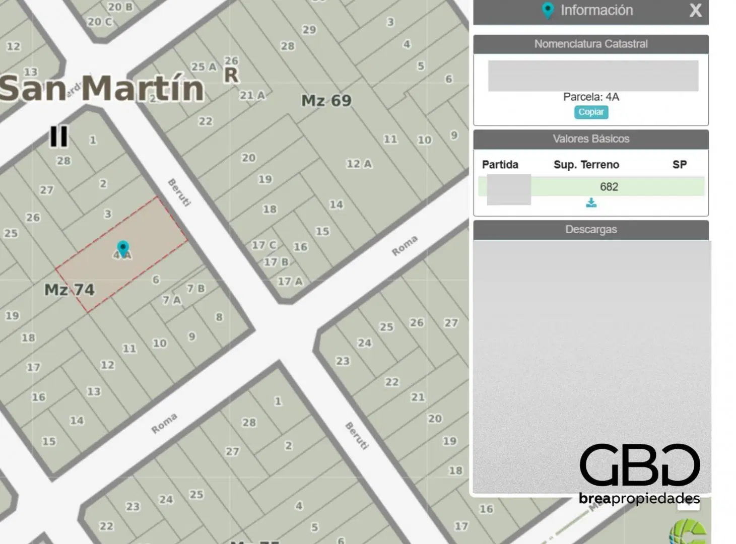 Lote / Depósito 680m2 en Villa Maipú San Martín 3