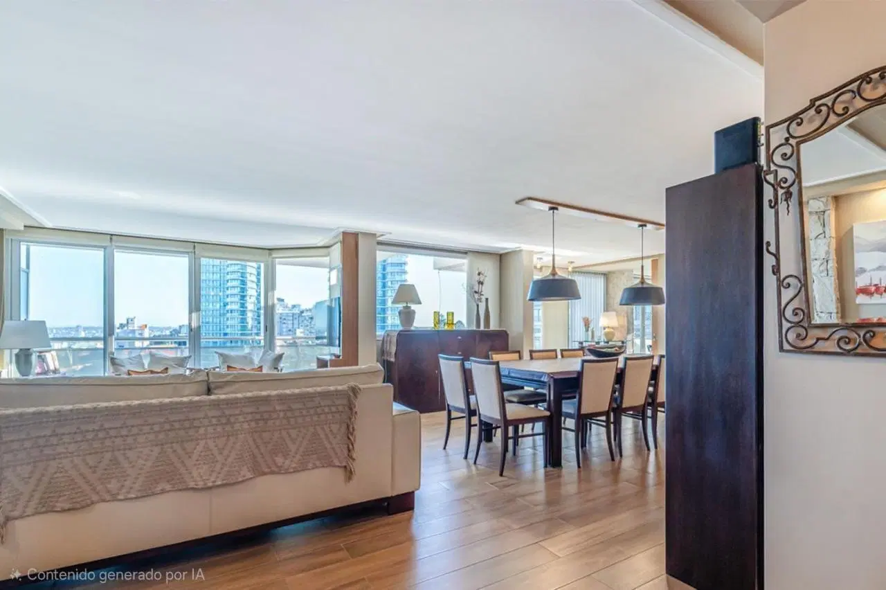 Venta departamento semipiso 4 ambientes con dependencia en Mar del Plata frente al mar 2