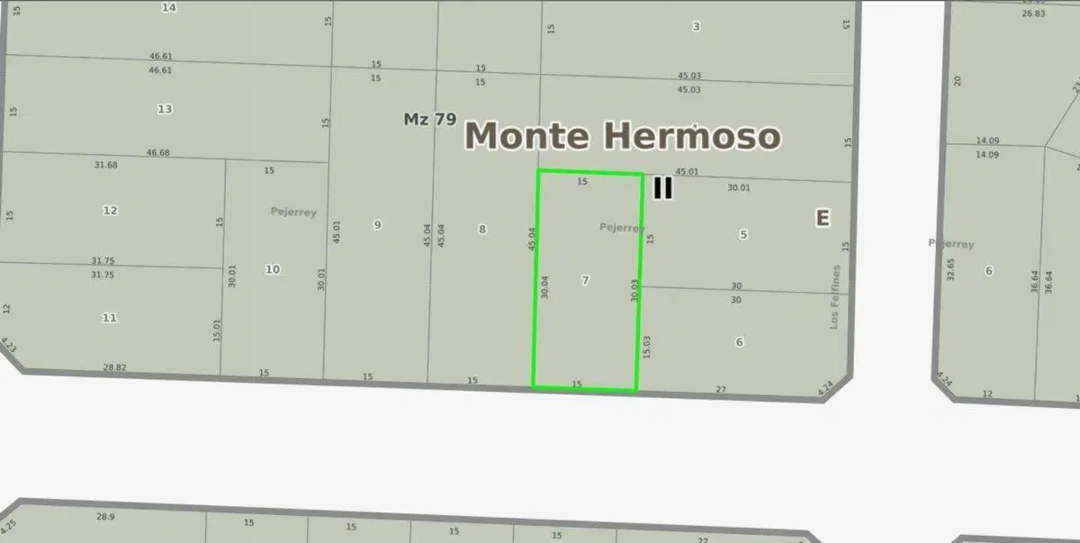 VENTA LOTE MULTIFAMILIAR LAS DUNAS MONTE HERMOSO 3