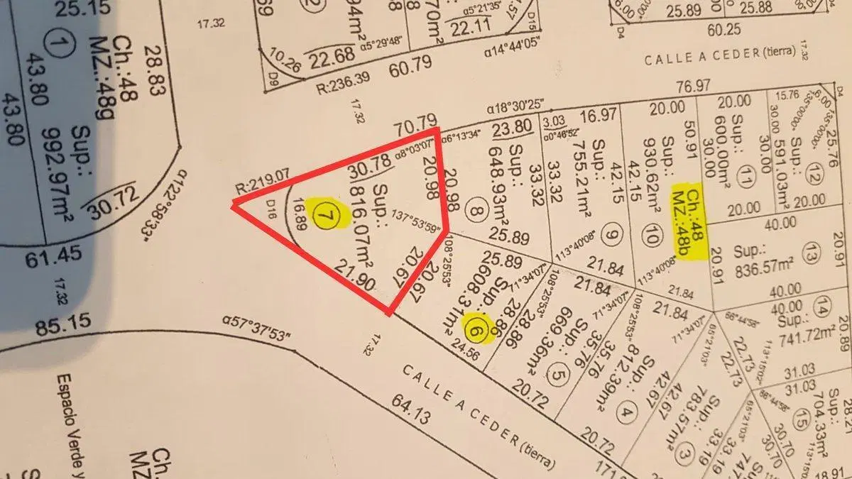 LOTE EN VENTA EN BARRIO LA BARRANCA 4