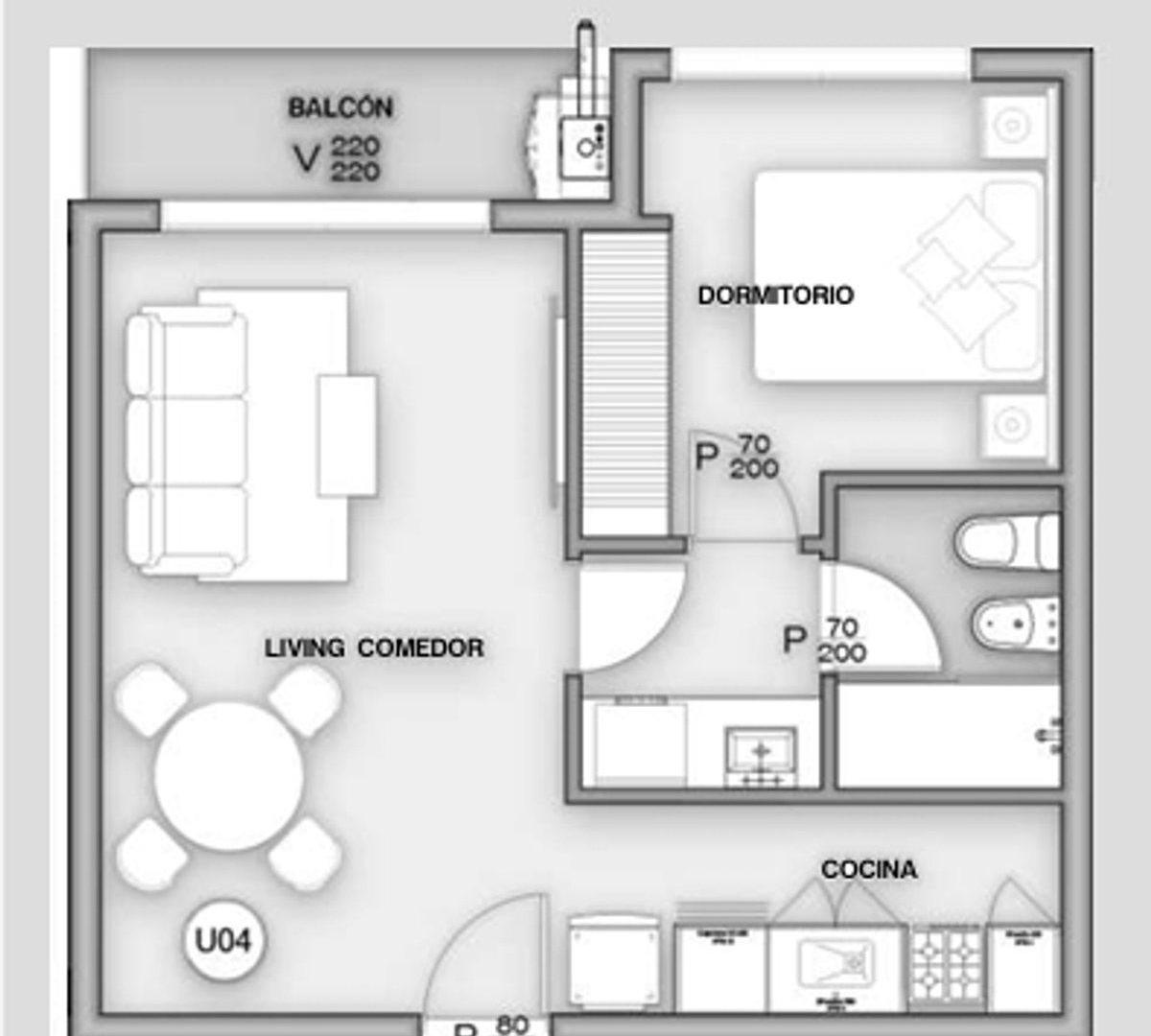 Foto de DEPARTAMENTO DE 1 DORM. FINANCIACION EN 30 CUOTAS, imagen 4