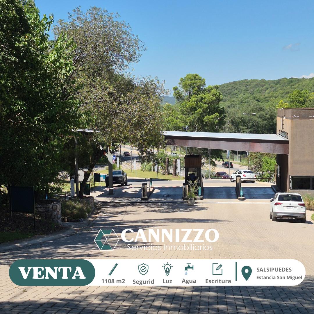 Venta Lote Estancia San Miguel excelentes vistas 1108m2