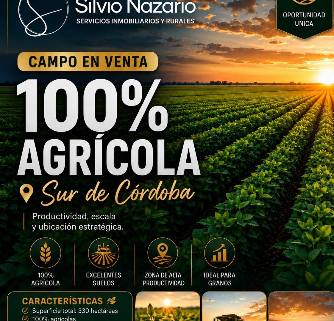 Foto de Campo agrícola en venta 330 hectáreas en el sur de Córdoba, imagen 4