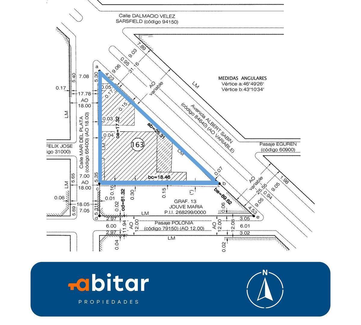 Foto de Terreno/Lote en Avenida Sabin. Desarrollo pb 6 pisos, imagen 1