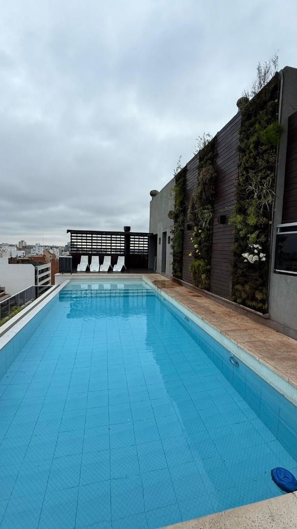 ALQUILER AMOBLADO DEPTO 1 DORM. GRAL PAZ, PISCINA