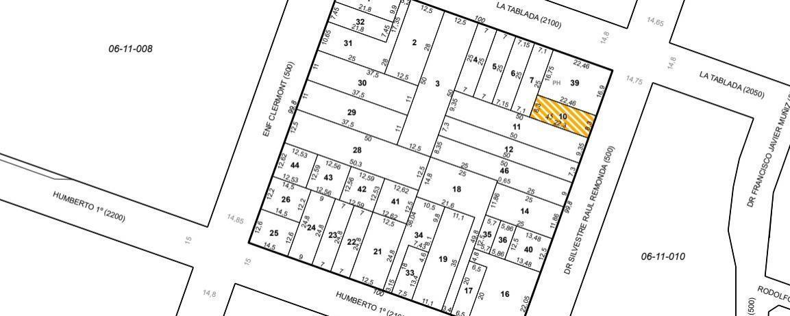 Foto de LOTE DE 433 M2 EN CALLE SILVESTRE REMONDA 561 - ALTO ALBERDI, imagen 1