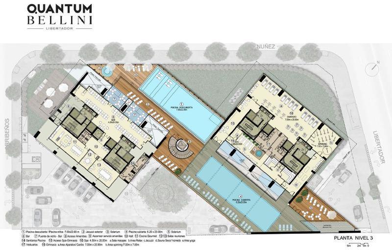 Expectacular Piso Alto Al Rio en Torre Quantum Bellini 226m2 . 2 Cocheras