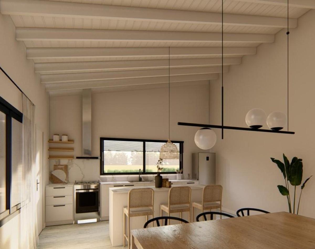 CASA 3 AMB A ESTRENAR CON PILETA Y PARQUE A 6 CUADRAS DEL MAR, EN BARRANCAS DE SAN BENITO, COUNTRY C