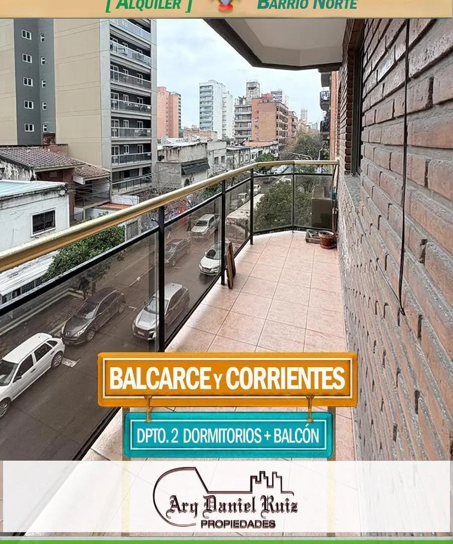 Departamento 2 dormitorios y balcón a la calle en Balcarce y Corrientes 1