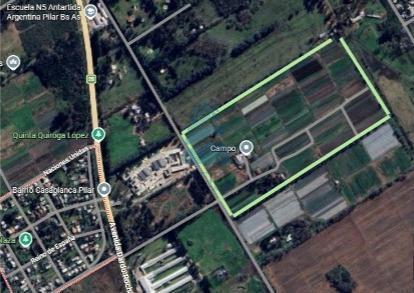 VENTA DE CAMPO en MANZONE - FRENTE al BARRIO CASA BLANCA - Pilar