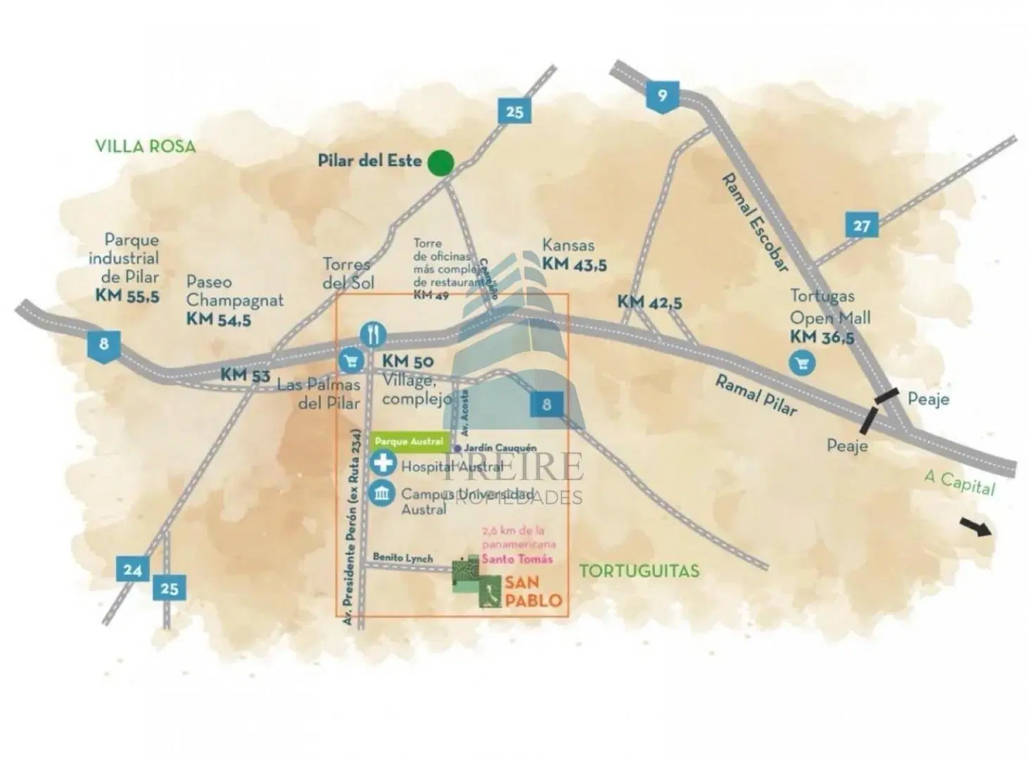 VENTA - TERRENO en Barrio San Pablo - Derqui, Pilar - OPORTUNIDAD 8