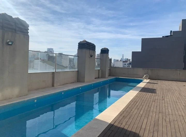 Alquiler - Monoambiente -1 ambiente - Piscina- Vigilancia  - Laundry - SUM - Monserrat 1