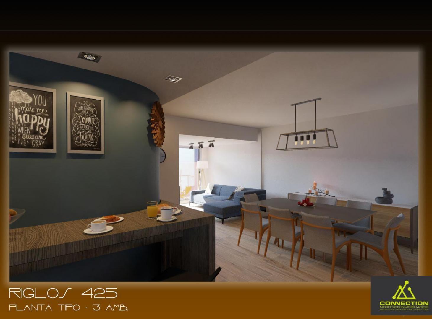 Venta Departamento 3 Ambientes Contra Frente - Riglos al 400 - Caballito