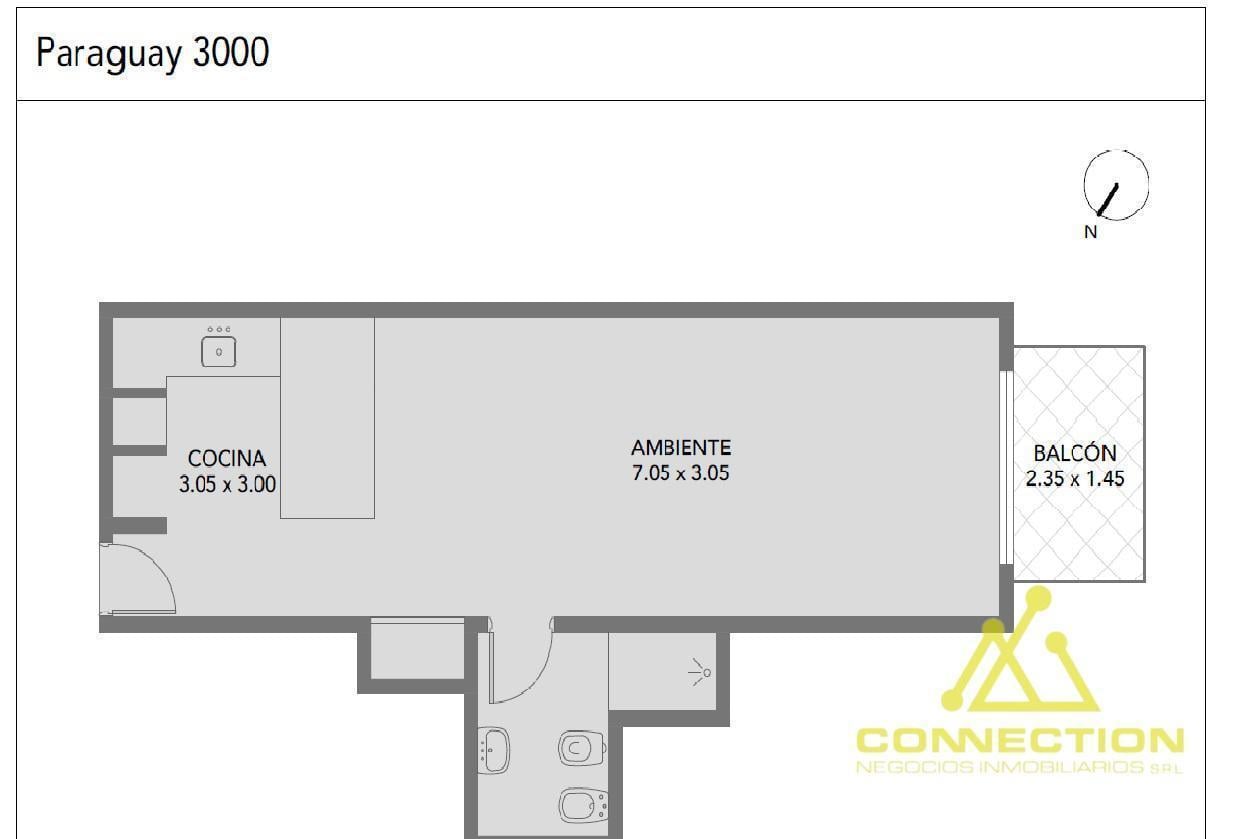 Venta 1 Ambiente a estrenar Departamento - Recoleta