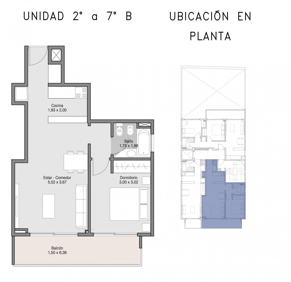 2 Ambientes a Estrenar con Balcón Aterrazado - San Telmo