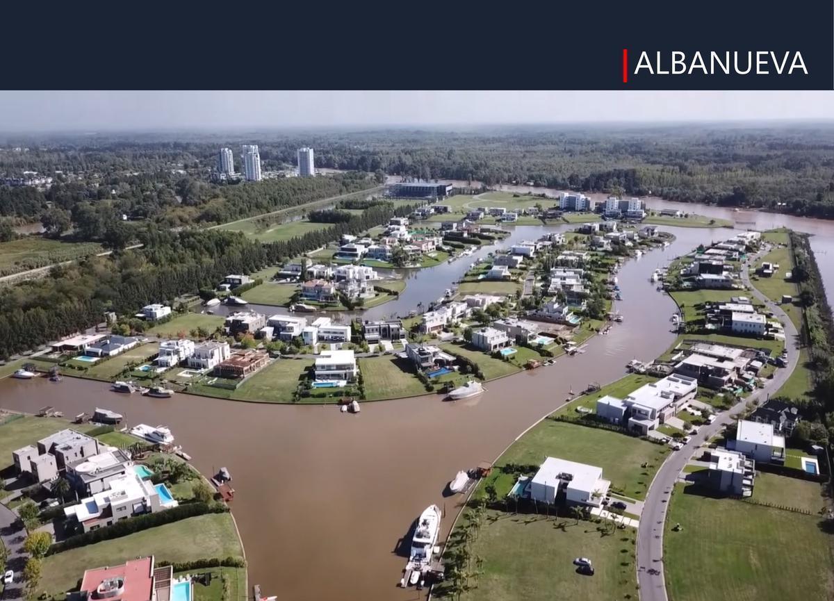 LOTE EN VENTA EN EL BARRIO ALBANUEVA, AL RÍO, TIGRE