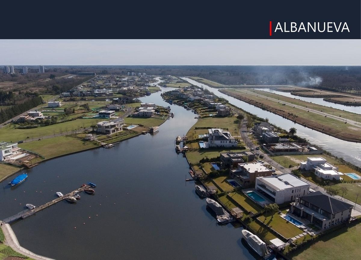 LOTE EN VENTA EN EL BARRIO ALBANUEVA, AL RÍO, TIGRE