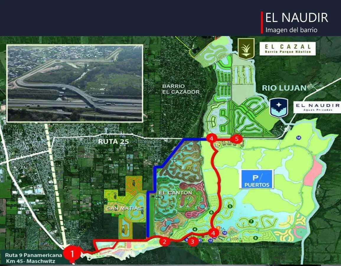 LOTE | EN VENTA | BARRIO NAUTICO | EL NAUDIR | LAGO | ESCOBAR 5