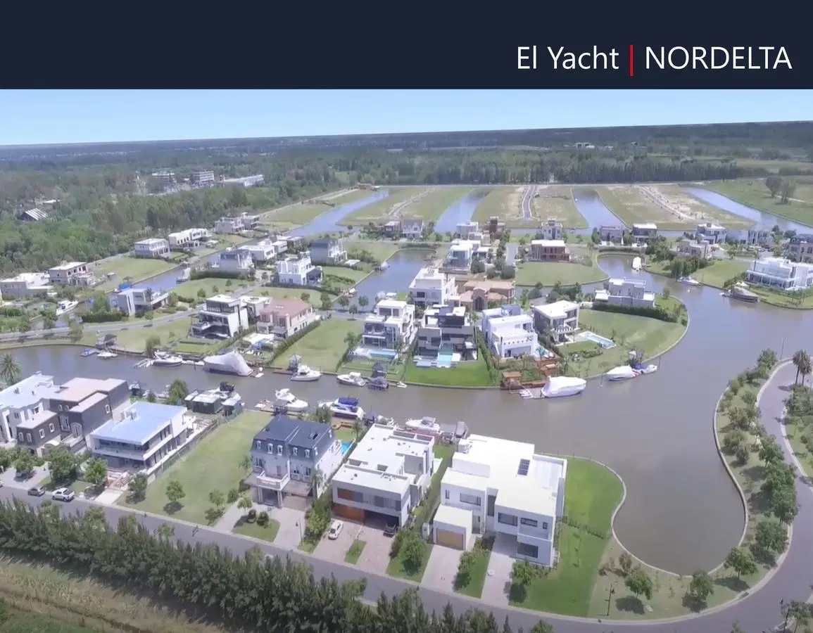 LOTE EN VENTA  AL RÍO EN  EL YACHT | NORDELTA |  BARRIO NÁUTICO 3