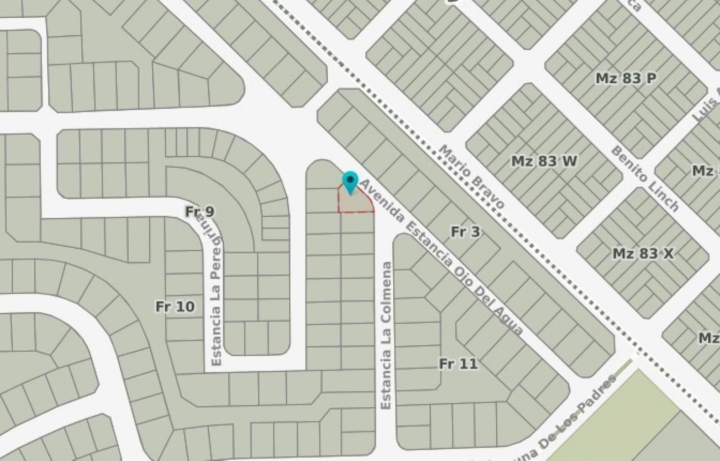 Venta lote Barrio Santa Celina