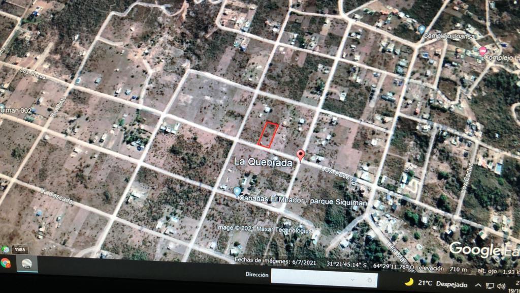 Villa Pque Siquiman Venta Lotes Sup 2500 m² Increible Vista 3