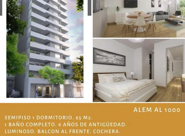 DUEÑO ALQUILA DEPARTAMENTO 1 DORMITORIO AMPLIO - CALIDAD WERK 1