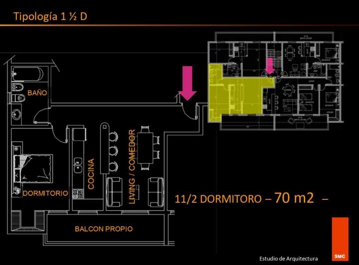 Se Vende Depto de 1 Dorm con Balcon y cochera en Villa Allende Barrio San Alfonso Complejo Cerrado