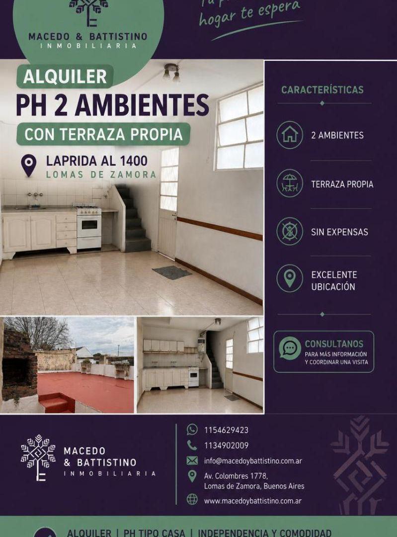 Foto de PH 2 AMBIENTES EN ALUILER LOMAS, imagen 2