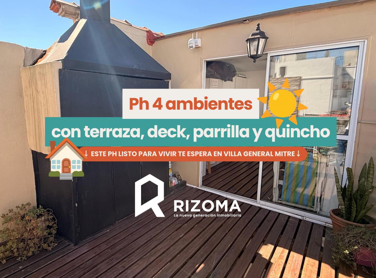 Foto de PH 4 Ambientes en venta con Terraza, Parrilla y Quincho - Sin Expensas, imagen 2
