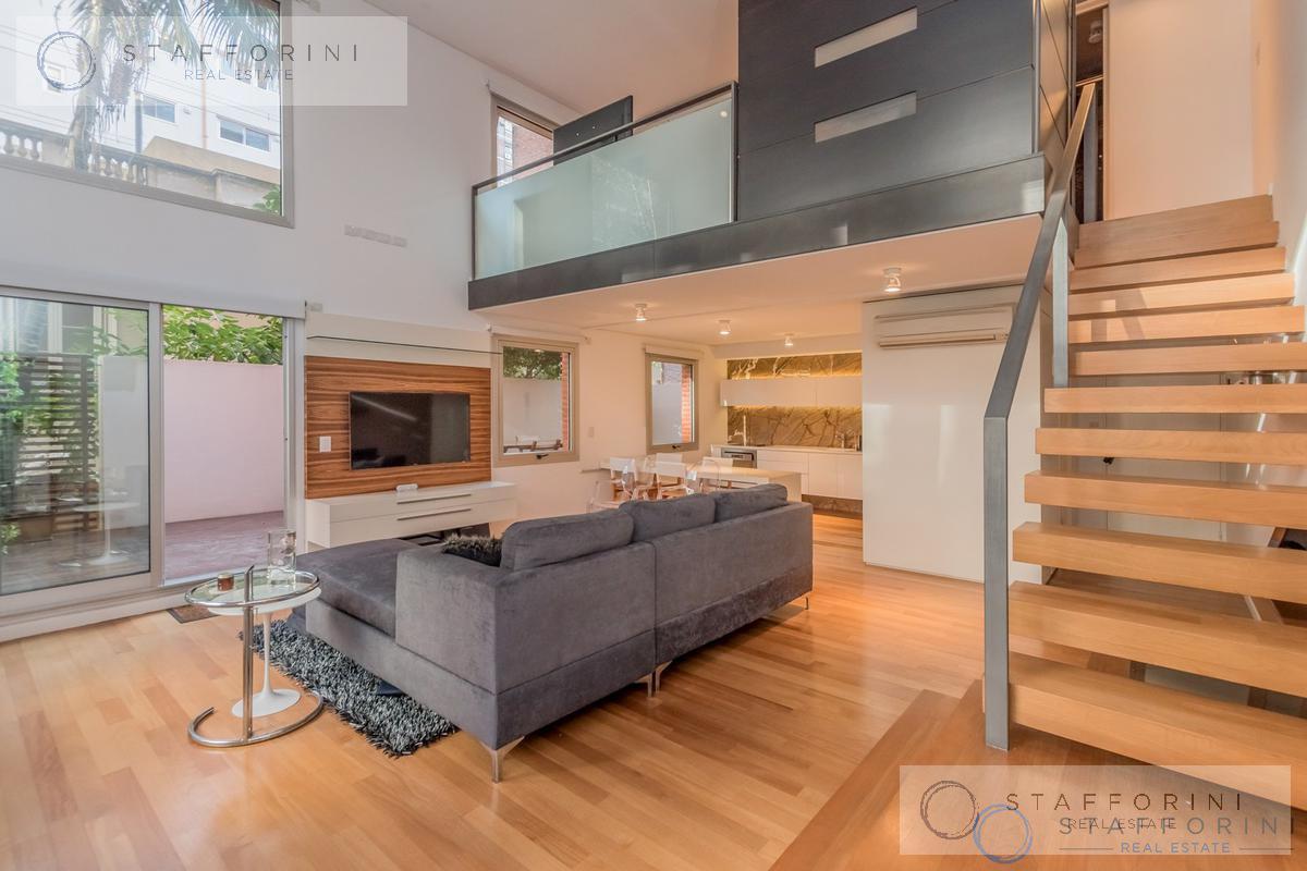 Duplex 2 ambientes con terraza y parrilla propia - Cochera - Alquiler en Belgrano Barrancas