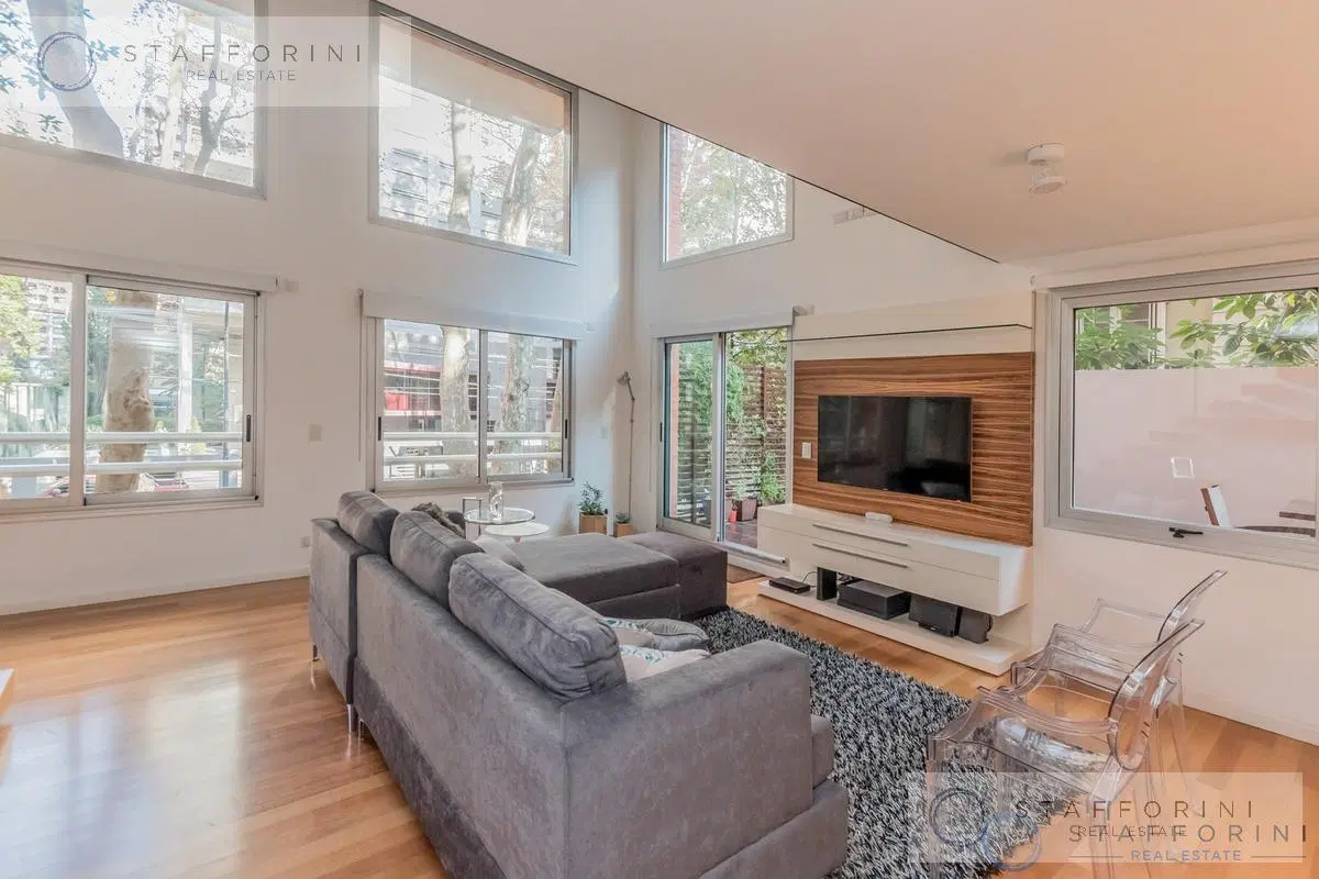 Duplex 2 ambientes con terraza y parrilla propia - Cochera - Alquiler en Belgrano Barrancas 4