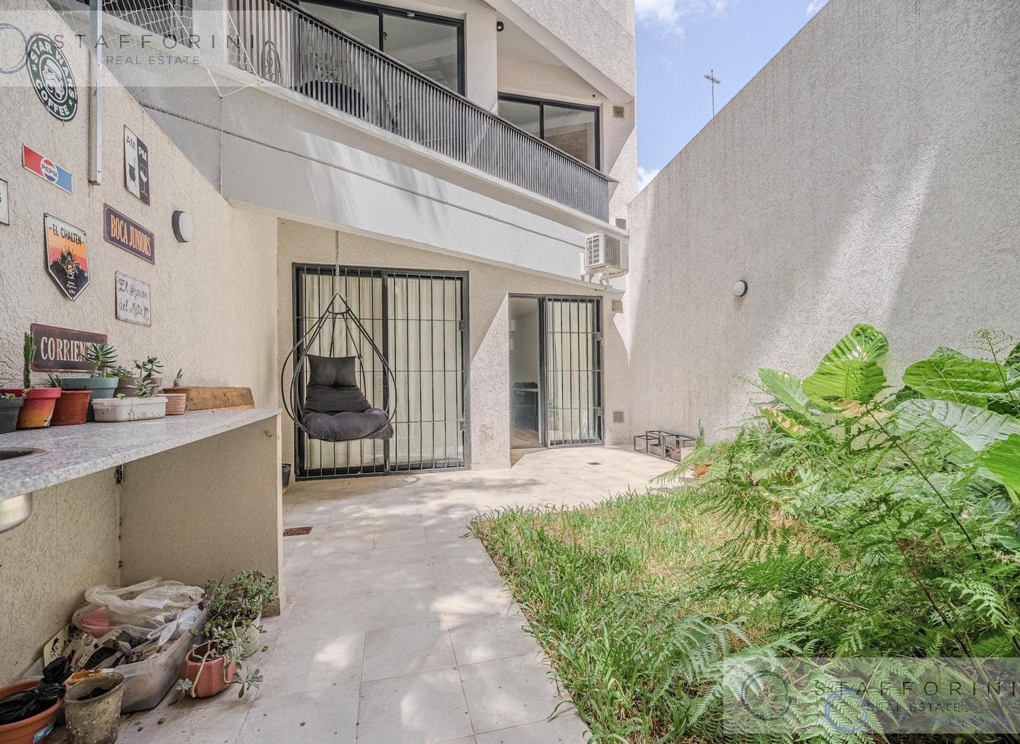 Foto de Alquiler departamento con jardín, patio y parrilla en Colegiales, imagen 2