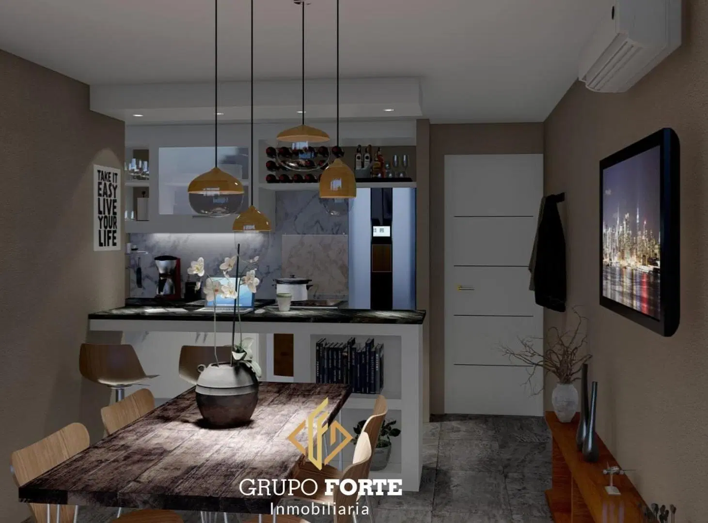 Departamento Alberdi 1 dorm en pozo 5