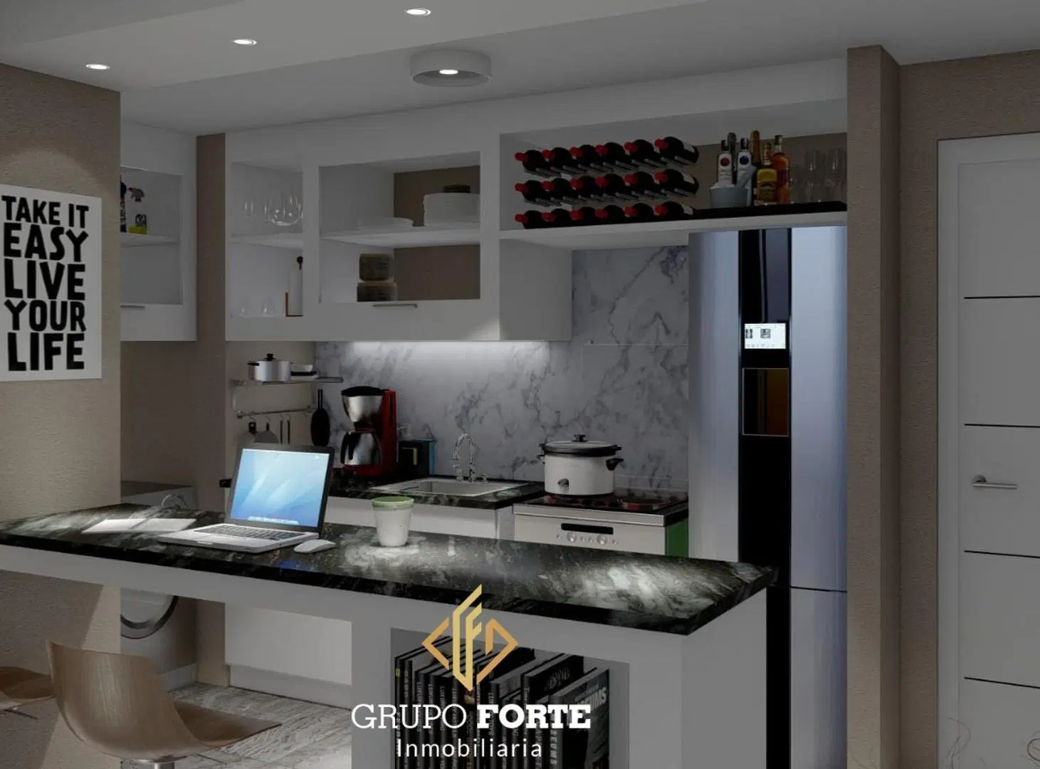 Departamento Alberdi 1 dorm en pozo 3