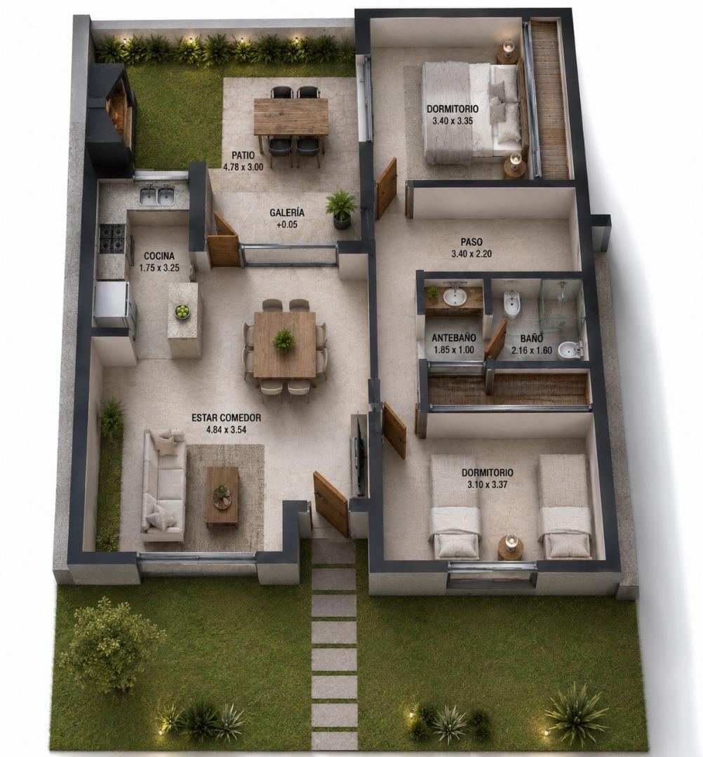 Foto de Duplex en venta en DOCTA- Planta baja, dos dormitorios, imagen 1
