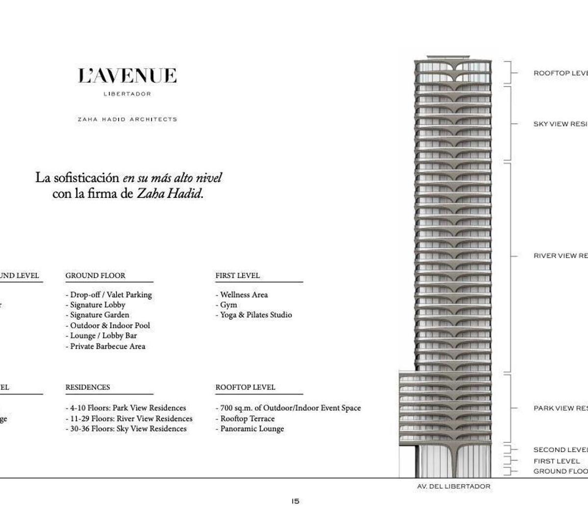 Foto de Departamento en venta -LAVENUE- ZAHA HADID-Av.Del Libertador, imagen 4