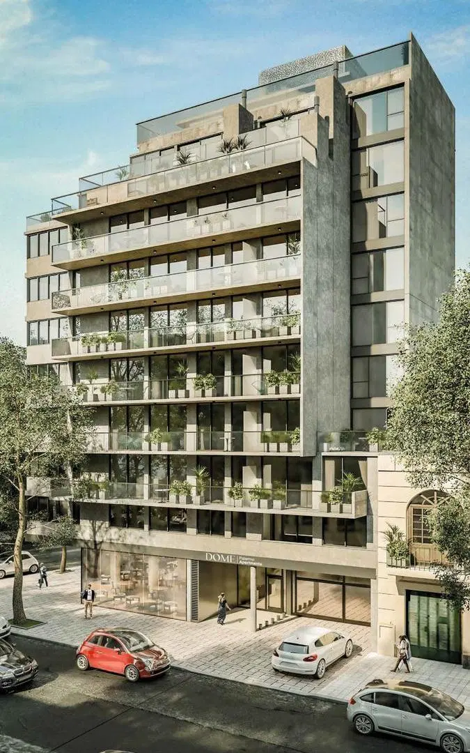 Departamento de 3 ambientes con balcón Palermo 2