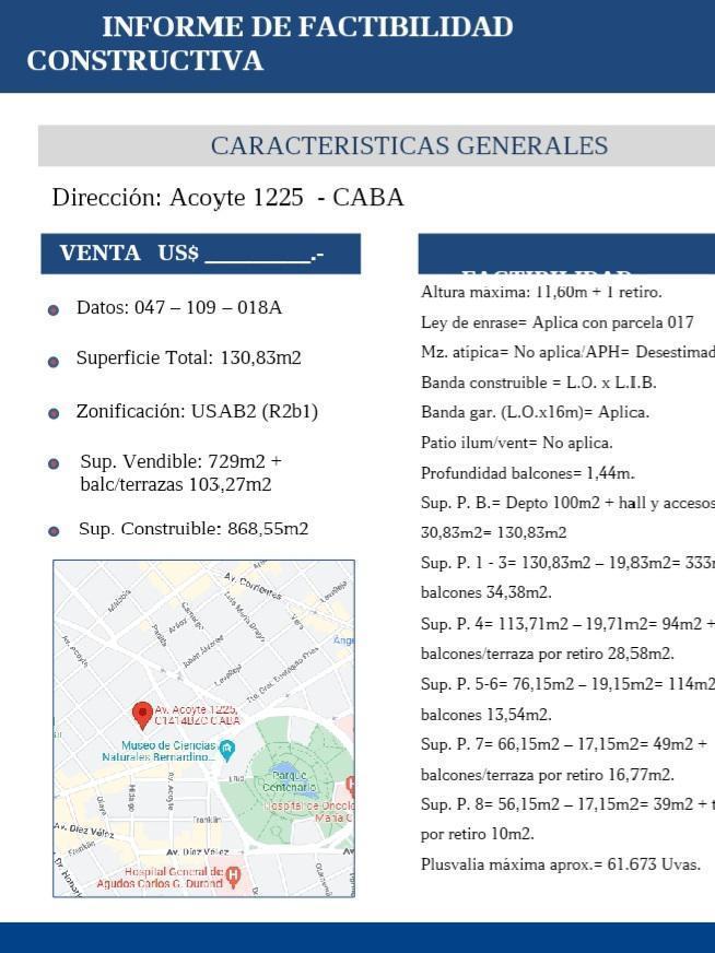 Foto de Terreno en Venta Caballito, imagen 3